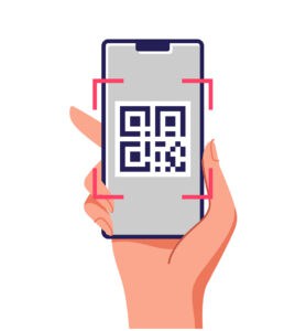 Σκανάρισμα QR για αξιολόγηση στην google ή tripadvisor